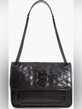 Yves Saint Laurent Black Niki Medium